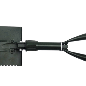 Folding spade with belt pouch