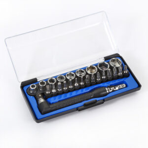 set of bits and socket heads with handle 26PCS