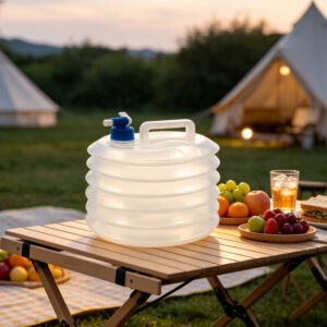 Portable folding bucket